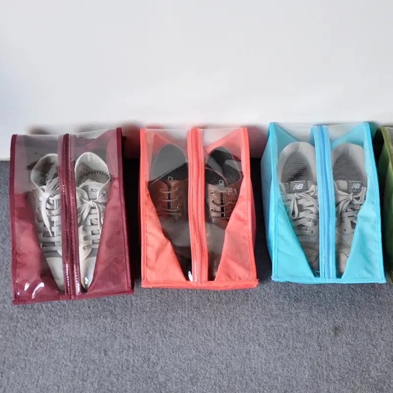 Hanging Shoe Organizer, Portable Shoe Storage Bag, Waterproof Oxford Cloth Shoes Storage Bag, Transparent Shoe Bags, Large Capacity Colorful Travel Shoe Bag, Travel Portable Sorting Pouch Hanging Shoe Organizer, Portable Shoe Storage Bag, Waterproof Oxford Cloth Shoes Storage Bag, Transparent Shoe Bags, Large Capacity Colorful Travel Shoe Bag, Travel Portable Sorting Pouch
